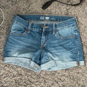 Denim shorts